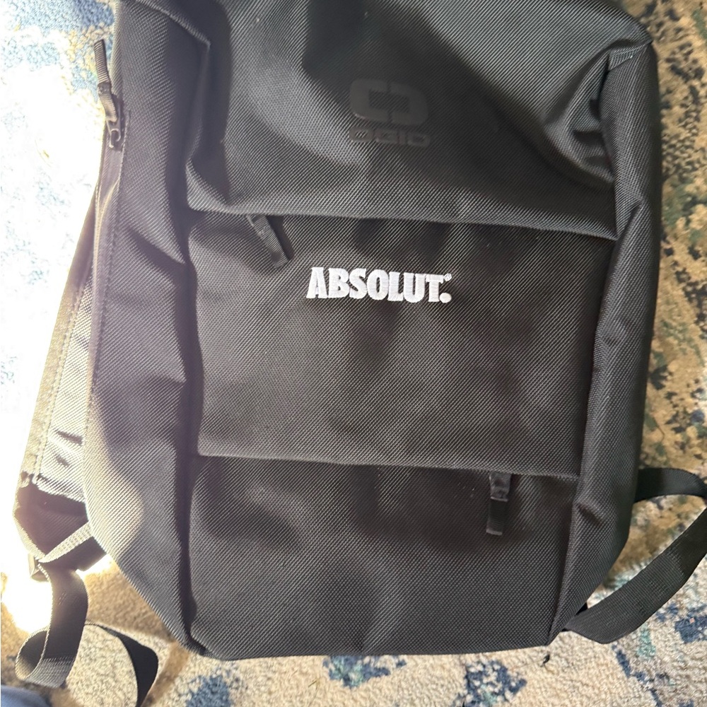 OGIO Black Backpack with ABSOLUT. Logo